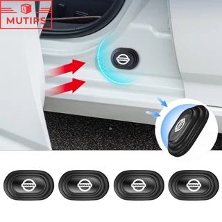 Nissan 12Pcs Nova Almofada De Choque Para Porta De Carro Anti-Colisão Adesivo De Silicone Reduzir O Ruído Tiida March Sentra Livina gtr Versa Kicks