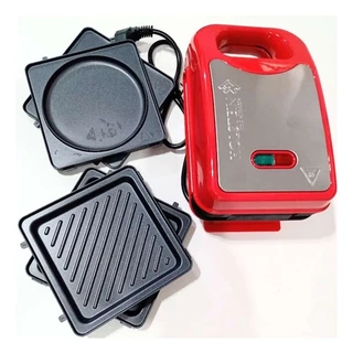 Maquina Multigrill 3 Em 1 Waffle Grill E Sanduicheira 220 V