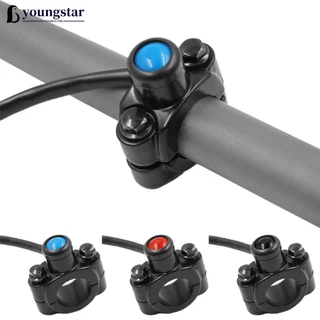 YOUNGSTAR Interruptor De Motocicleta 22mm 7/8 " Guidão De Montagem Do Farol Da Buzina Botão De Momentâneo Estroboscópio Acessórios V1W5