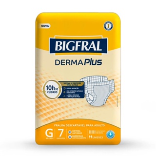 Absorvente Geriátrico Bigfral Regular Plus Kit 80 Unidades