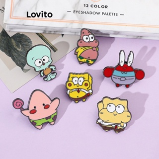 Lovito Broches De Metal Fofos De Desenho Animado Para Mulheres LFA11344