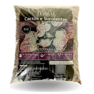Substrato Cactos e Suculentas PRO 25L Guydo Horta Terral