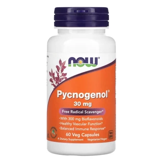 Pycnogenol 30mg Now Foods 60 Veg Capsulas Importado