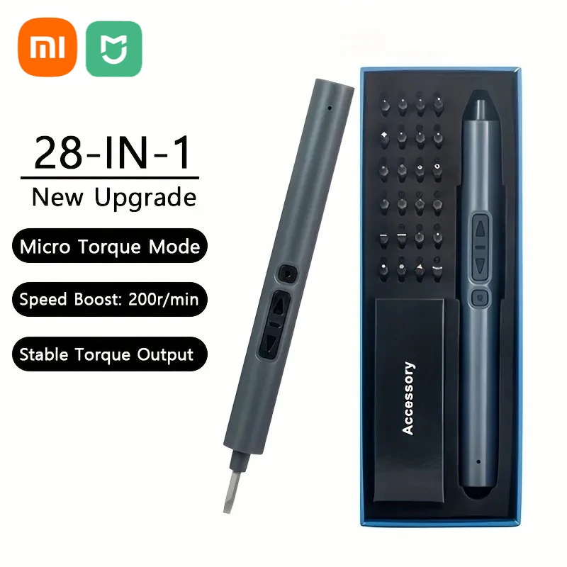 Compre Xiaomi Mijia Mjddlsd001qw Chave de Fenda Elétrica em Casa Prática  Com 12pcs S2 Bits da China