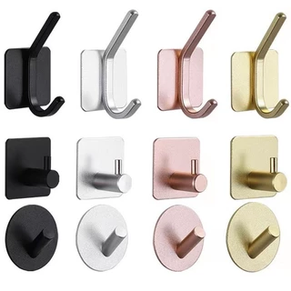 Gancho De Parede Adesivo Forte De Aço Inoxidável Para Roupas De Quarto Toalha De Porta De Pintura