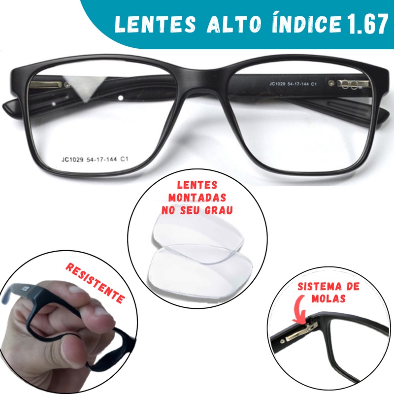 Lentes alto indice hot sale