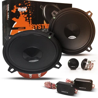 Kit Alto Falante 2 Vias 120w 5 Polegadas Hertz Dsk130.3 Som Automotivo Premium