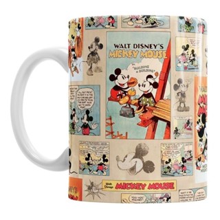 Canecas De Cerámica Minnie Mickey Retro Disney s