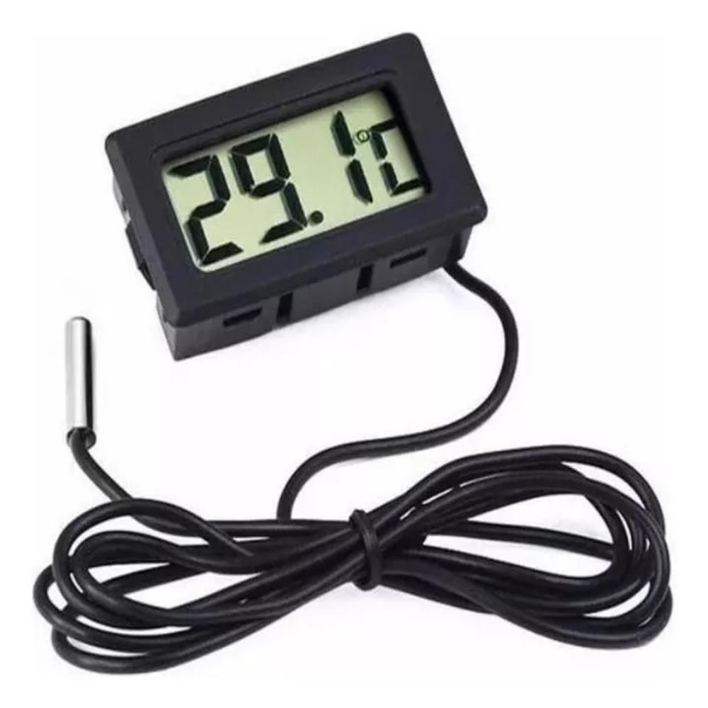 NUEVO Termómetro Digital LCD Con Sensor De Sonda Y Rango De -50 C A +110 C