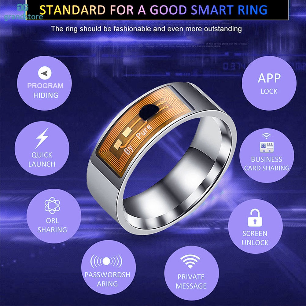 NFC Smart Ring ID Card Multifuncional À Prova D'água Anel Digital Mágico Inteligente D'água Para Android