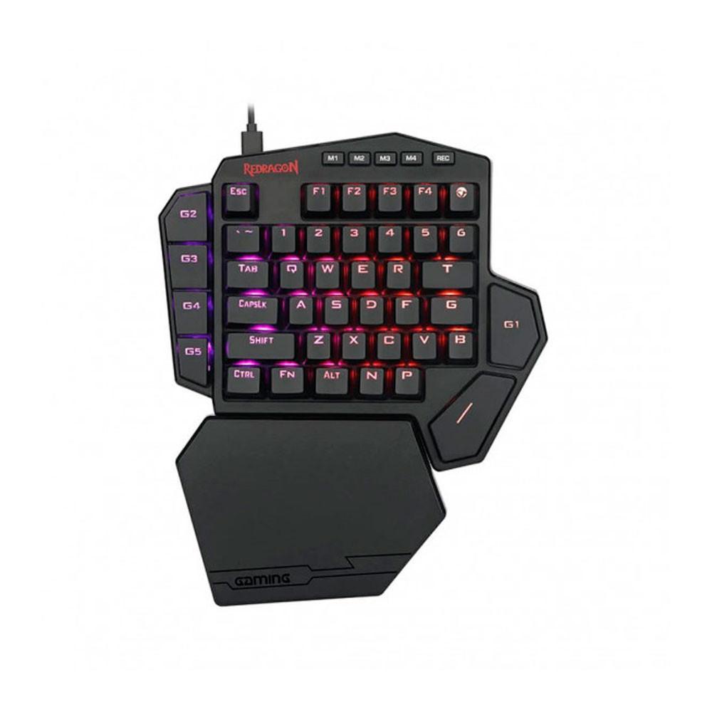 TECLADO MECANICO USB GAMER DITIX RGB SWITCH BLUE REDRAGON K601-RGB PRETO