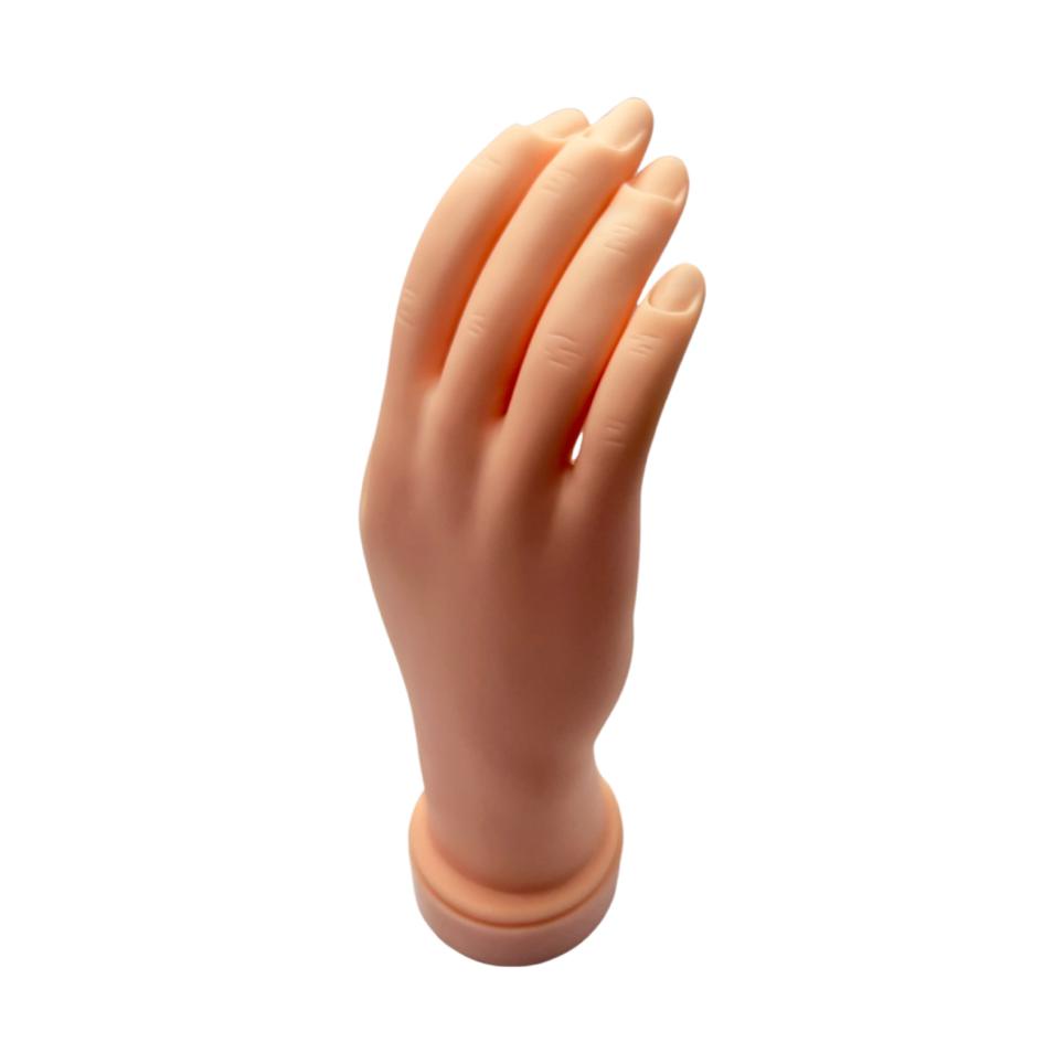 Mao Treino Manicure Unha Acrigel Porcelana Fibra Uv Led