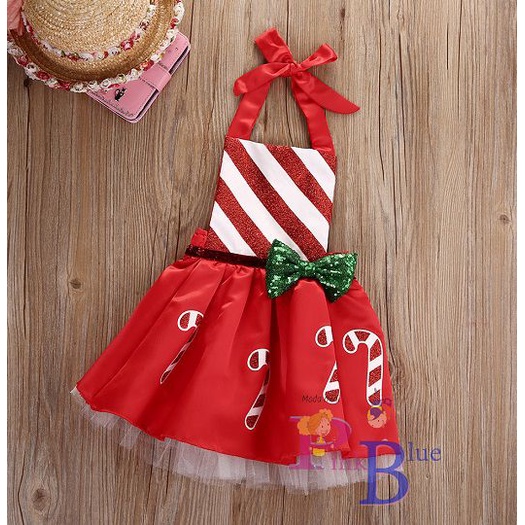 Jardineira vestido Doce de Natal