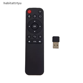 Habittrtyu Universal 2.4G Controle Remoto Do Teclado Mouse Sem Fio Com Receptor USB Para TV Box/Smart/Windows PC Pt