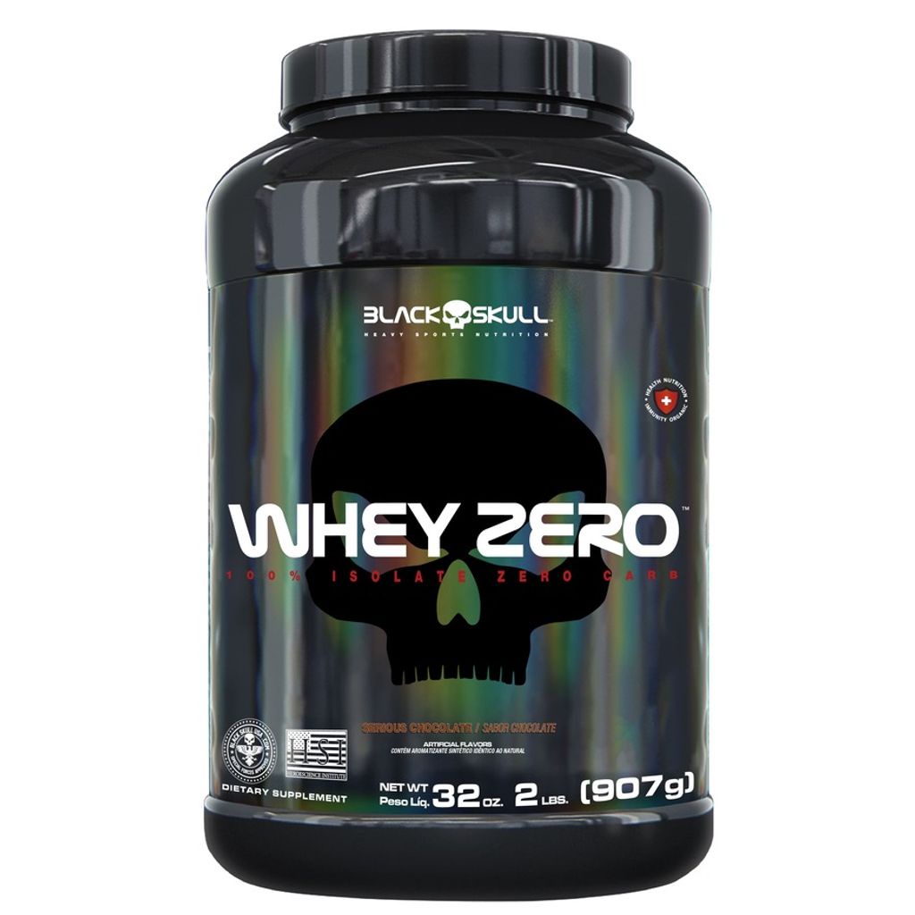 Whey Zero Black Skull – 907g (whey Protein Isolado)