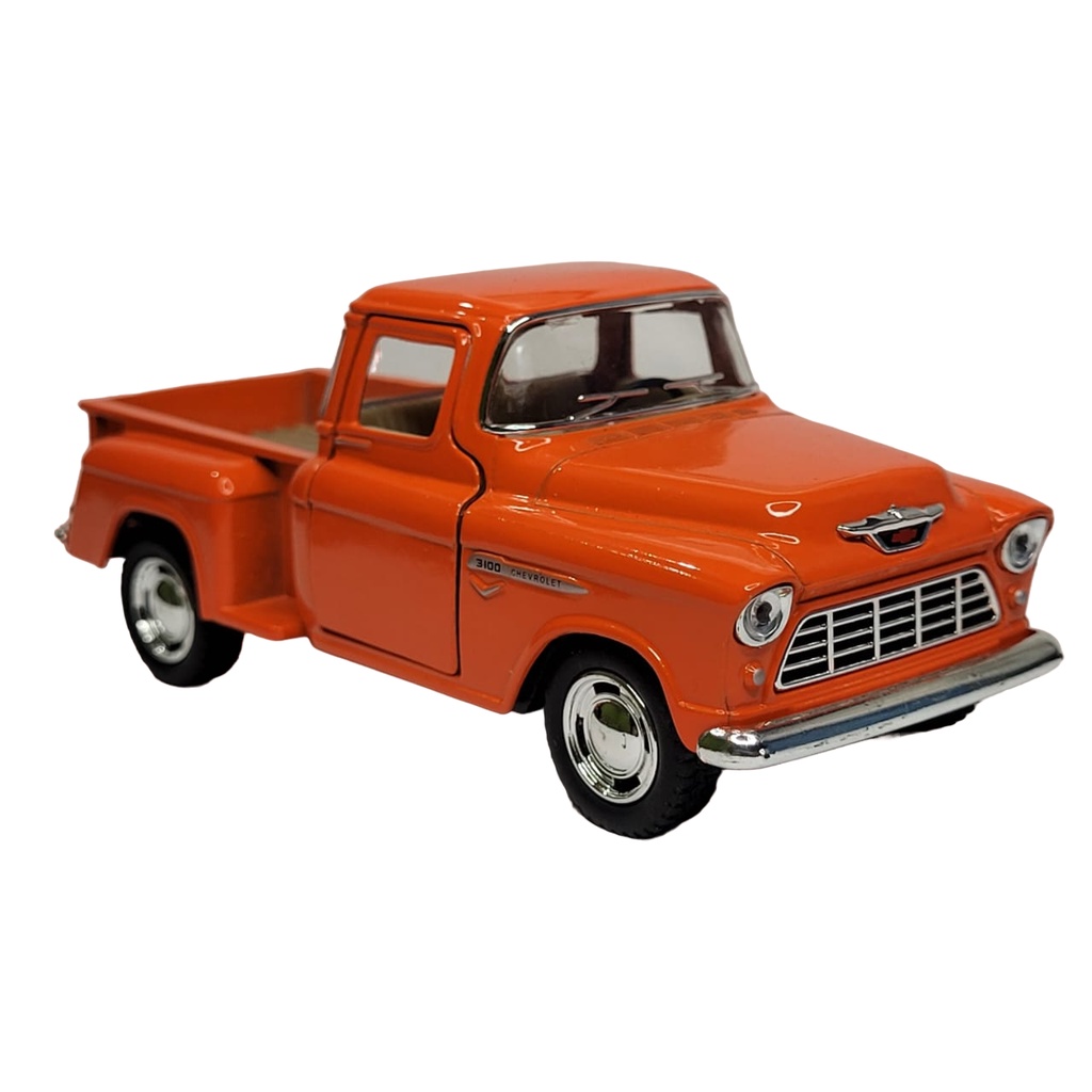 Miniatura Carrinho De Ferro Caminhonete 1955 Chevy Stepside