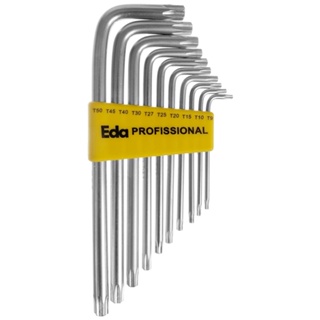Jogo De Chaves Torx 10 Peças Eda