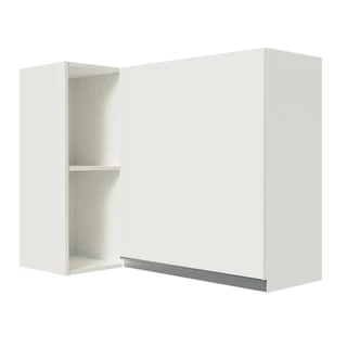 Armário de Cozinha Aéreo de Canto 100% MDF com Adega Branco Smart Madesa em Oferta na Shopee