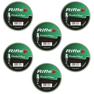 6x Chumbinho/Munição 5.5mm 125un Rifle STR Diabolô