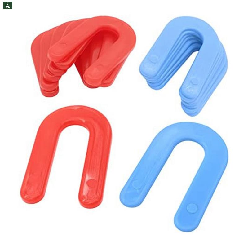 2000 Pacotes De Calços De Plástico Ferradura Estrutural Em U Para Nivelamento , 1/8 Polegadas 16 , Vermelho , Azul