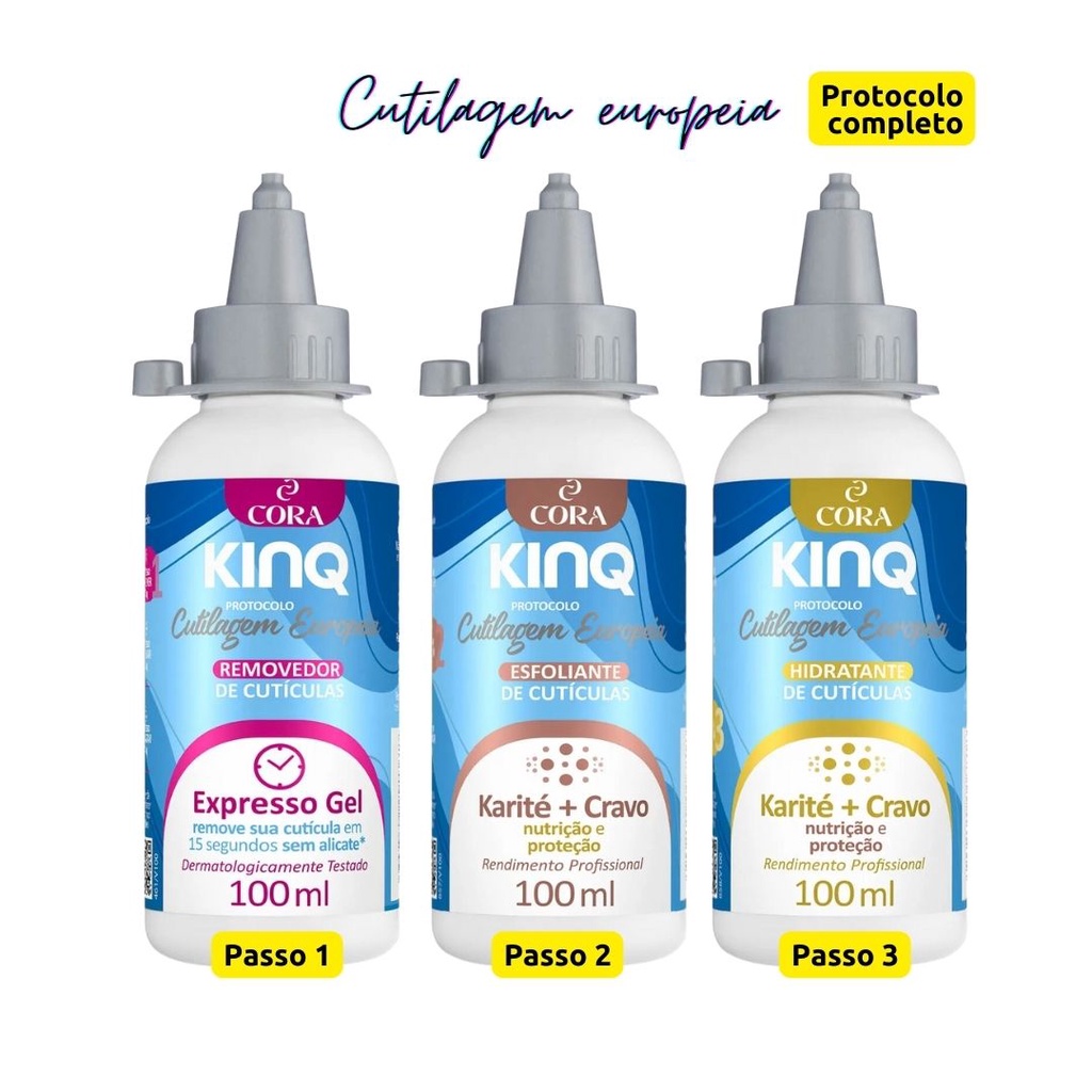 kit Cutilagem Europeia Kinq gel kit completo Cora | Shopee Brasil