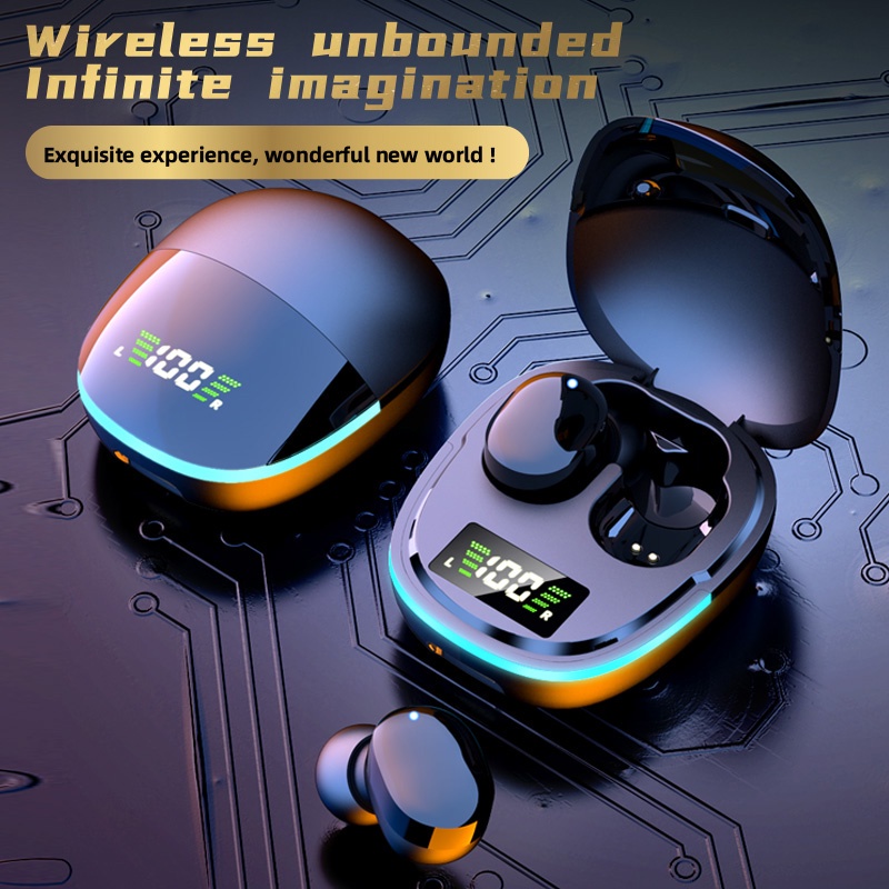 G9S TWS Earbuds Bluetooth Sem Fio HiFi À Prova D’água Esportes De Redução De Ruído Com Microfone Para Smartphones iPhone Xiaomi Samsung Android