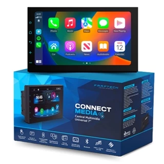 Central Multimidia 2 din 7 Polegadas Espelhamento Android Ios Bluetooth Usb Tela LCD