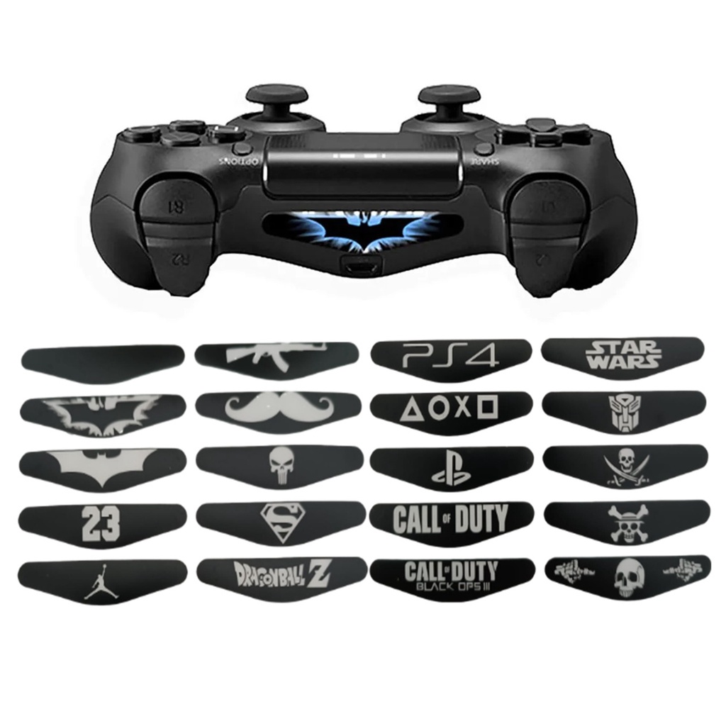 Kit 20 Adesivos Lightbar Controle Ps4