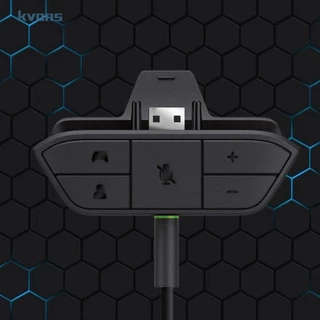 Adaptador De Fone De Ouvido Do Controlador Conversor Microfone De Áudio Para Xbox One Controller [kvans.br]