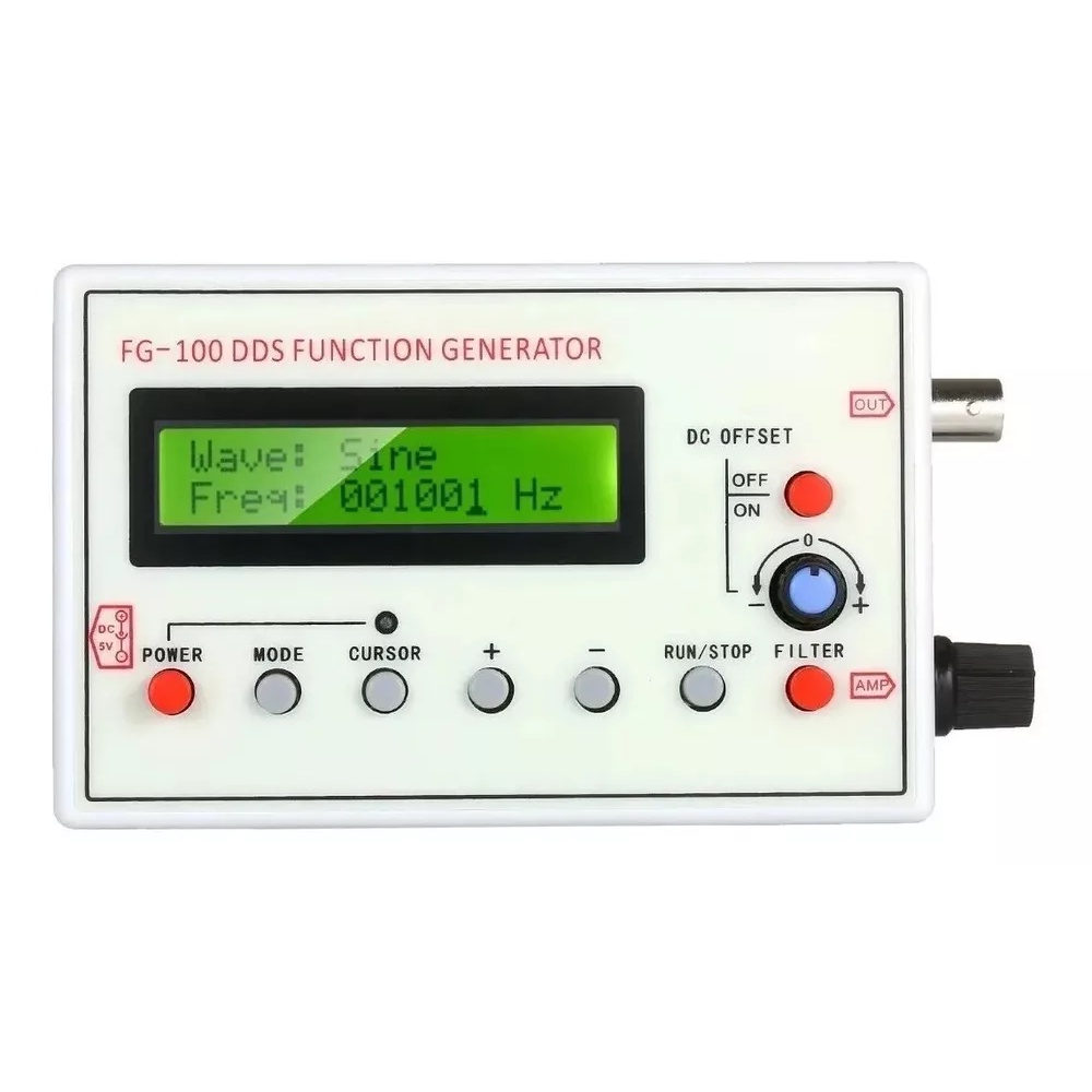Módulo Gerador De Sinais Funções Fg-100 Dds 500khz Freq | Shopee Brasil