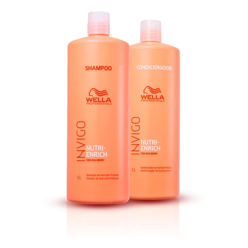 Kit Wella Invigo Nutri Enrich Shampoo E Condicionador 1 Litro