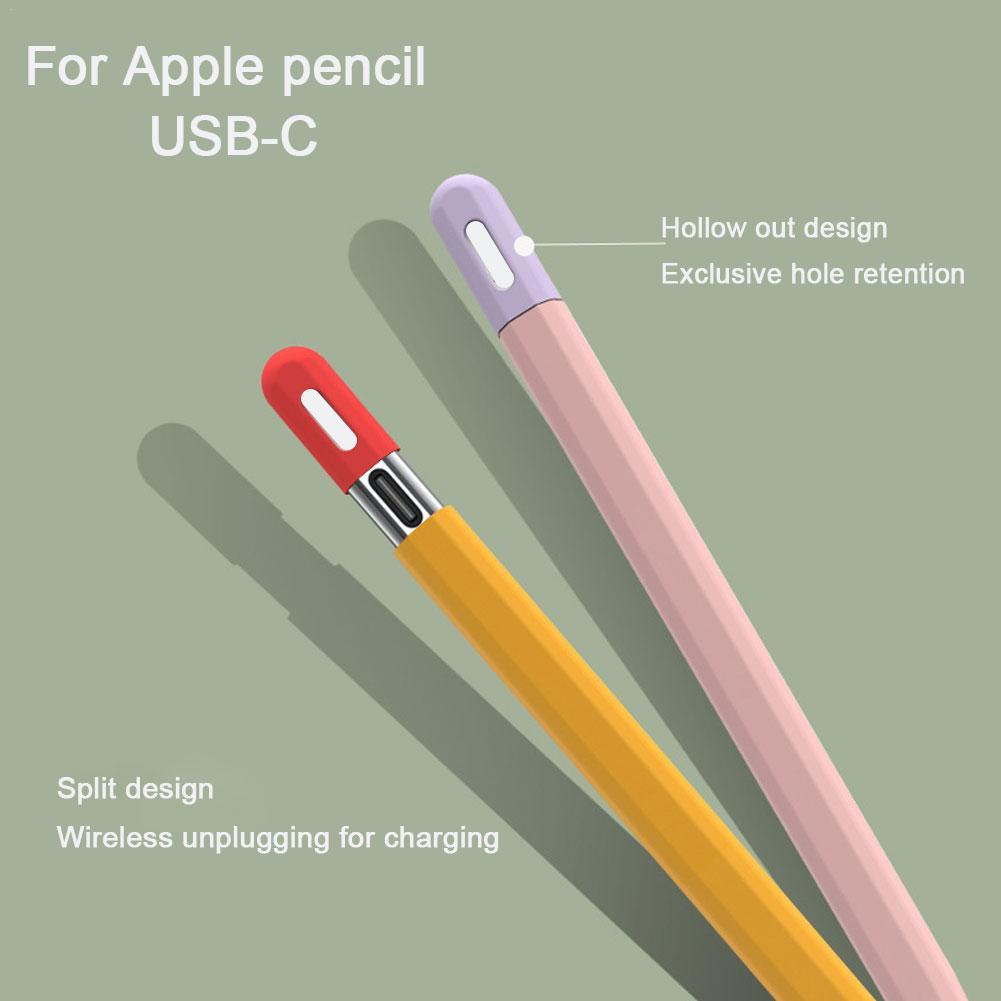 Capa De Silicone Para Caneta Stylus Lápis Apple 3 (usb-c) Anti-Perda
