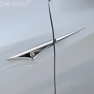 Fender 2 Pcs Car Styling 3D Adesivos Para Pára-Lamas Com Emblema Metálico Acessórios Fiat 500 Ducato Abarth Punto Freemont 2018 500X 500 500L Ottimo
