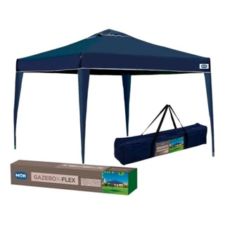 Tenda De Praia Sanfonada Mor X-Flex Gazebo 3x3 Articulado Pé Aluminio