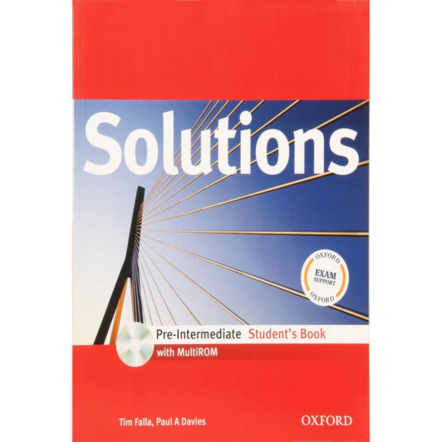 SOLUTIONS PRE INTERMEDIATE STUDENTS BOOK | Shopee Brasil