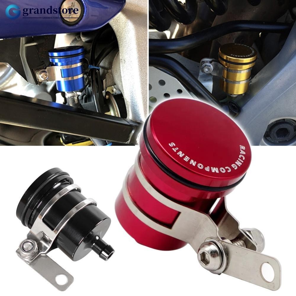 GRANDSTORE Universal Alumínio Liga De Para Motocicletas Reservatório De Fluido De Freio De Motocicleta Óleo De Embreagem Traseira E8L6