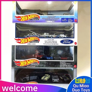 Hot Wheels Classic Collector FORD Quatro caixas de presente modelo de carro pickup GMH39 BMW Ford Benz Bugatti