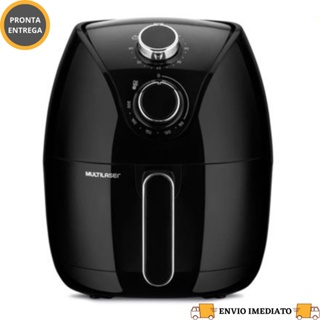 Fritadeira Elétrica Sem Óleo Air Fryer Multilaser Preto 4l 220V