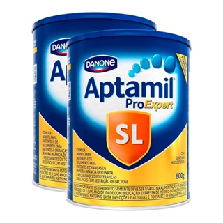 Fórmula Infantil Aptamil Sem Lactose 800g Kit com 2 Unidades