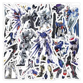 50pcs GUNDAM Fatos Móveis Adesivos Anime À Prova D'água