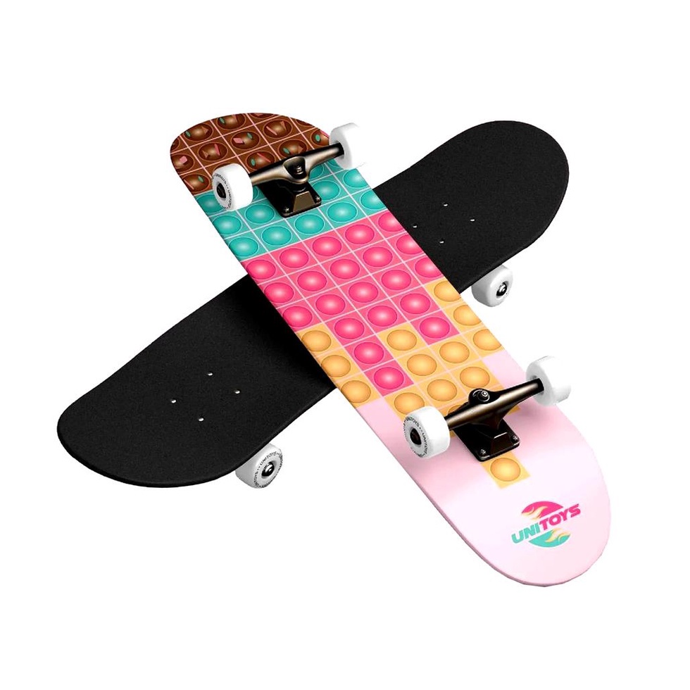 Original tecnologia deck dedo skate brinquedos para meninos fingerboard  profesional mini skate 4 rodas da criança scooter interior esporte