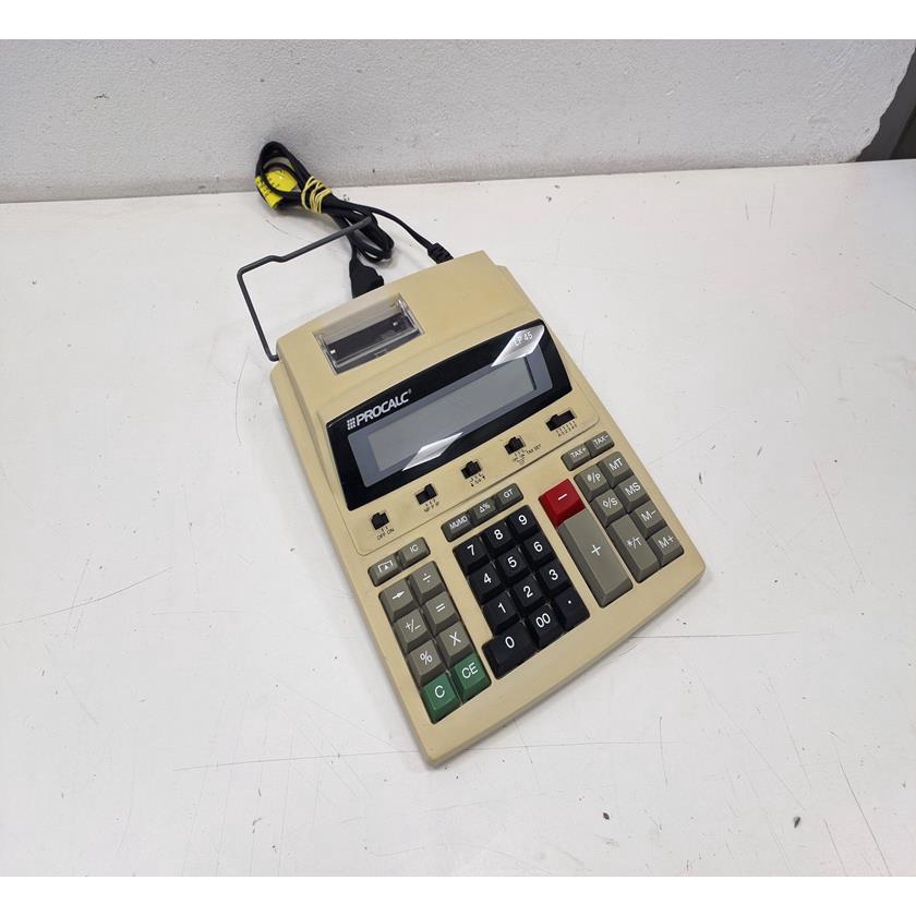 Calculadora De Mesa Bobina Procalc Lp45 Bivolt Detalhe Ler | Shopee Brasil