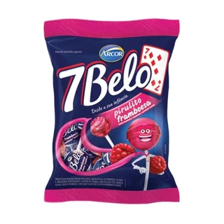 Pirulito 7 Belo Framboesa 500g Arcor