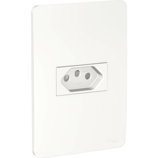Conjunto Tomada Branco 2P T 10A 250V Orion Schneider
