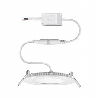 Luminaria Painel Led Embutir Redonda Downlight 12W 6500K Elgin