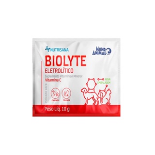 Suplemento para Cães e Gatos Nutrisana Biolyte Mundo Animal 10g