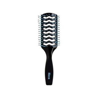 Escova De Cabelo Ricca Style Black Ventilada