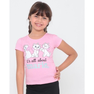 Blusa Infantil Gata Marie Disney Rosa