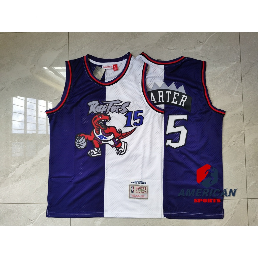Camisa Masculina 2023nba Toronto Raptors 15 Vince Carter # 1 Tracy ...