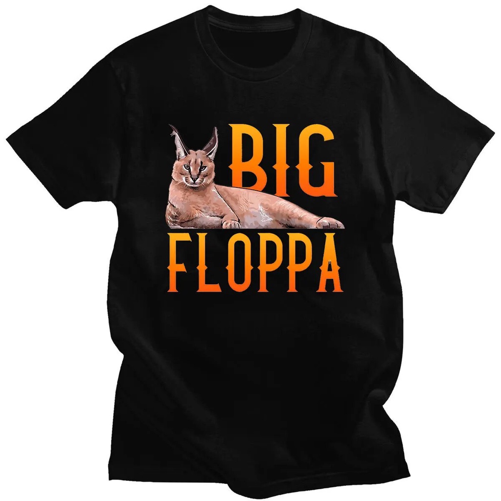 Camiseta Infantil Big Floppa Caracal Flopa Gato LK-083